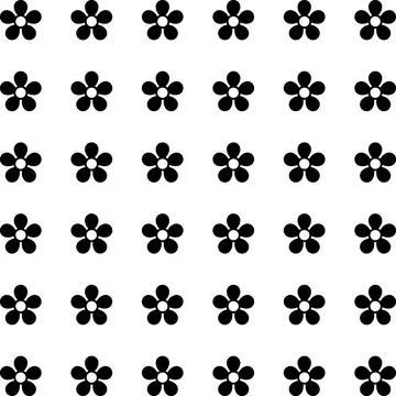 Simple floral spring pattern for printing on fabric or for web design. イラスト素材