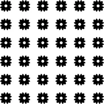 Simple floral spring pattern for printing on fabric or for web design. Illustrazione stock