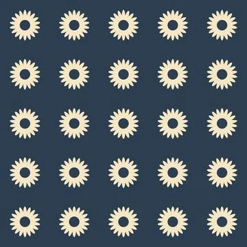 Simple floral spring pattern for printing on fabric or for web design. 스톡 일러스트