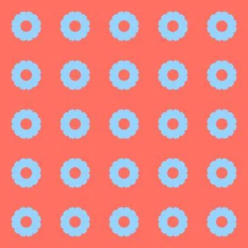 Simple floral spring pattern for printing on fabric or for web design. Stock Illustration