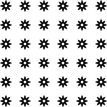 Simple floral spring pattern for printing on fabric or for web design. Stock Illustration