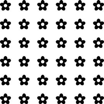 Simple floral spring pattern for printing on fabric or for web design. 스톡 일러스트