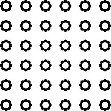 Simple floral spring pattern for printing on fabric or for web design. Stock Illustration