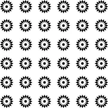 Simple floral spring pattern for printing on fabric or for web design. Illustrazione stock