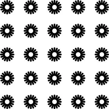 Simple floral spring pattern for printing on fabric or for web design. 스톡 일러스트