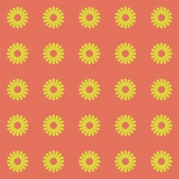 Simple floral spring pattern for printing on fabric or for web design. 스톡 일러스트