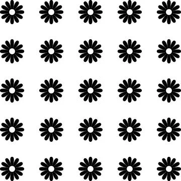 Simple floral spring pattern for printing on fabric or for web design. 스톡 일러스트