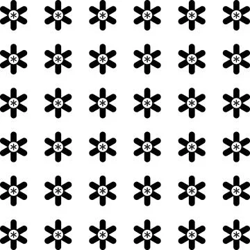 Simple floral spring pattern for printing on fabric or for web design. Illustrazione stock