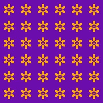 Simple floral spring pattern for printing on fabric or for web design. 스톡 일러스트