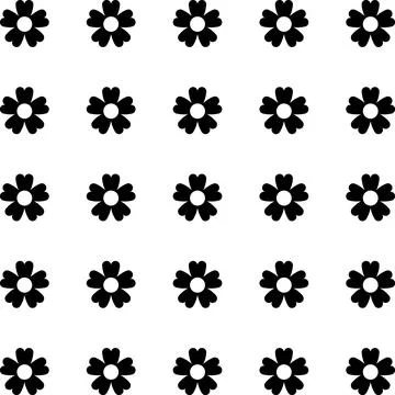 Simple floral spring pattern for printing on fabric or for web design. 스톡 일러스트