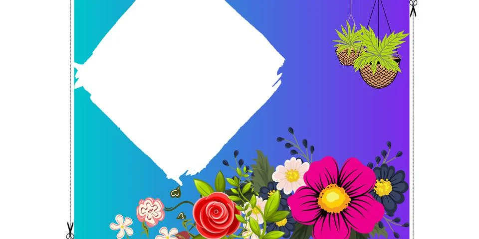 Simple flower design  Stock Illustration