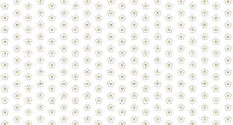 Simple Flower Fabric painting Pattern Background for web or print. Floral spring 스톡 일러스트