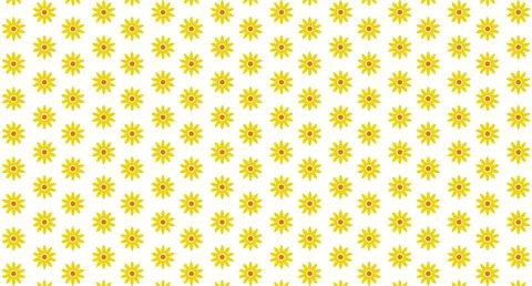 Simple Flower Fabric painting Pattern Background for web or print. Floral spring Stockillustratie