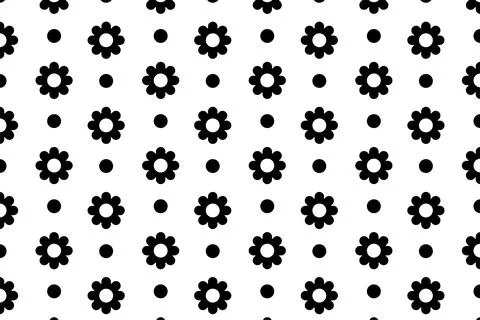 Simple Flower Fabric painting Pattern Background for web or print. Floral spring Stock Illustration