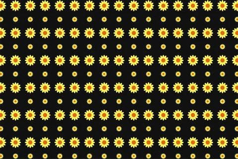 Simple Flower Fabric painting Pattern Background for web or print. Floral spring 库存插图