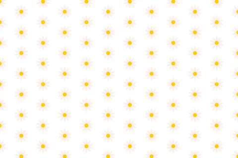 Simple Flower Fabric painting Pattern Background for web or print. Floral spring Stock Illustration