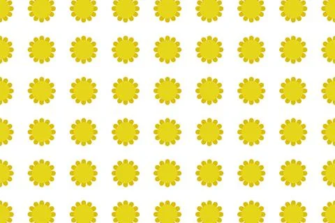 Simple Flower Fabric painting Pattern Background for web or print. Stock Illustration