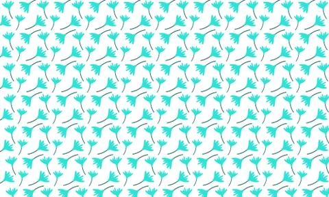 Simple flower pattern background Stock Illustration