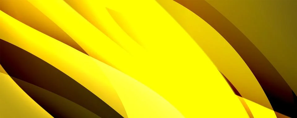 Simple fluid color gradient abstract background with dynamic wave line effect Stock Illustration