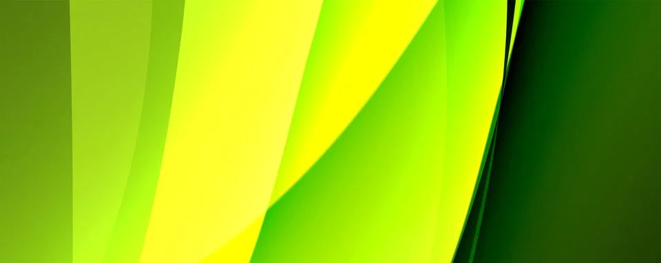 Simple fluid color gradient abstract background with dynamic wave line effect Illustrazione stock