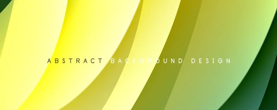 Simple fluid color gradient abstract background with dynamic wave line effect Stock Illustration