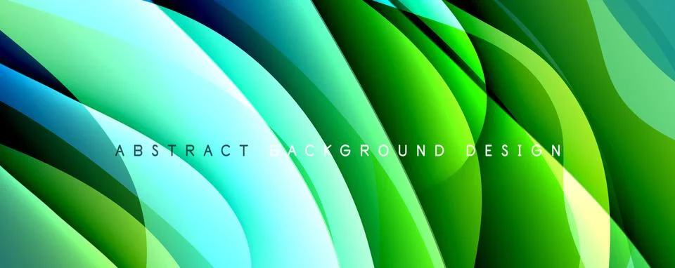 Simple fluid color gradient abstract background with dynamic wave line effect イラスト素材