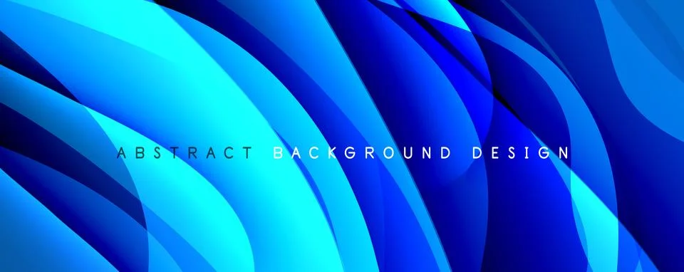 Simple fluid color gradient abstract background with dynamic wave line effect イラスト素材