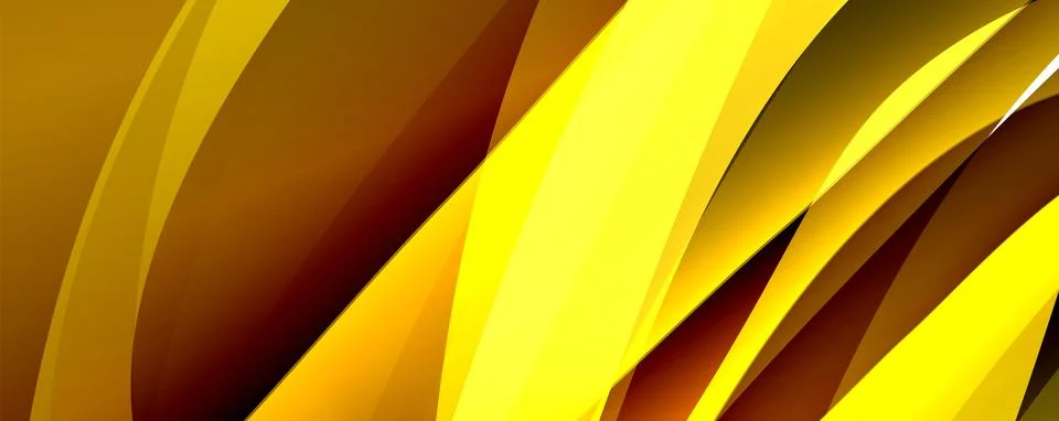 Simple fluid color gradient abstract background with dynamic wave line effect Illustrazione stock