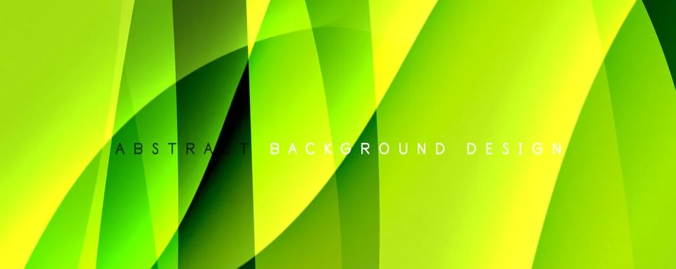Simple fluid color gradient abstract background with dynamic wave line effect Stock Illustration