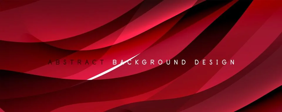 Simple fluid color gradient abstract background with dynamic wave line effect イラスト素材