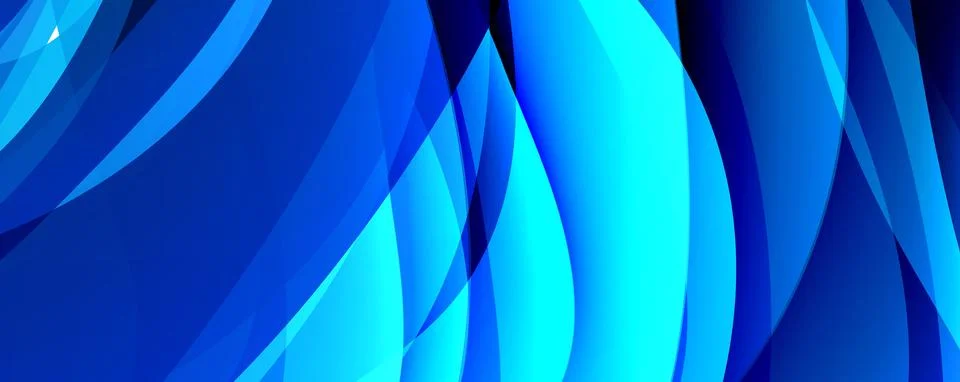 Simple fluid color gradient abstract background with dynamic wave line effect Illustrazione stock
