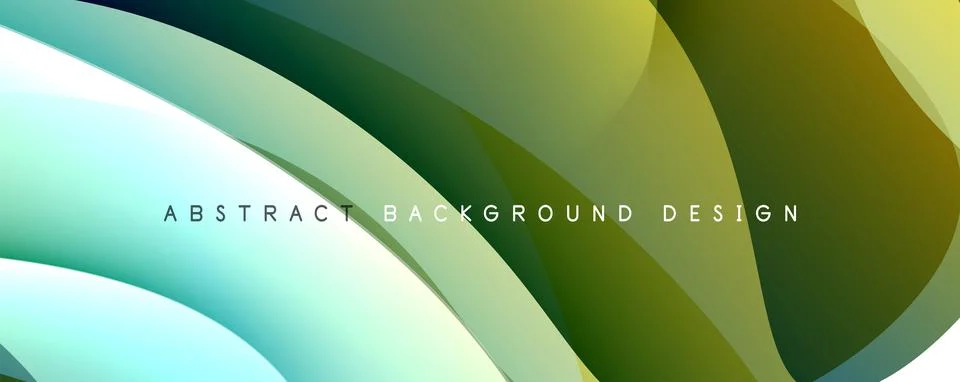 Simple fluid color gradient abstract background with dynamic wave line effect イラスト素材