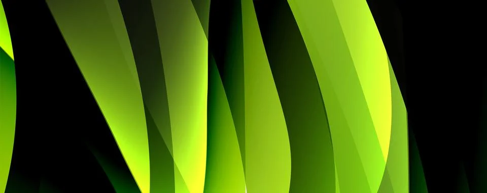 Simple fluid color gradient abstract background with dynamic wave line effect イラスト素材