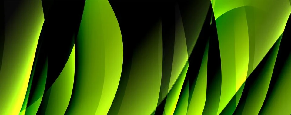 Simple fluid color gradient abstract background with dynamic wave line effect Illustrazione stock