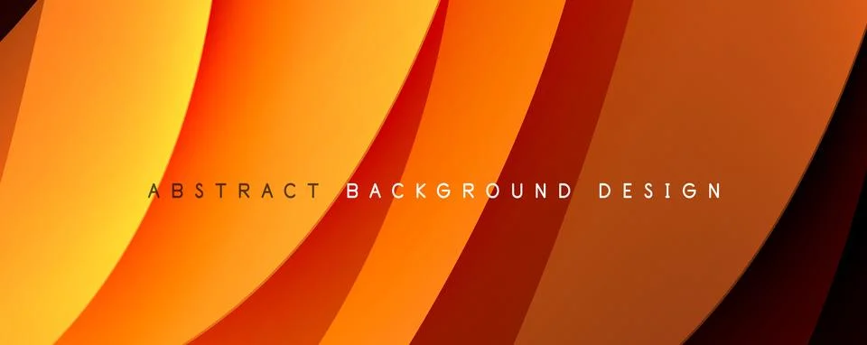 Simple fluid color gradient abstract background with dynamic wave line effect Illustrazione stock