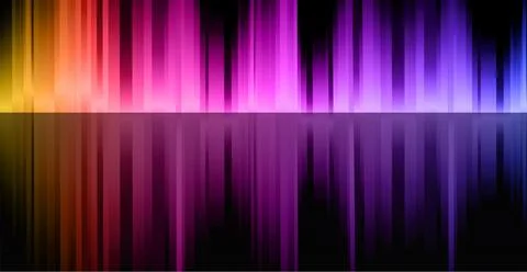 Simple fluid color gradient abstract background with dynamic wave line effect 스톡 일러스트