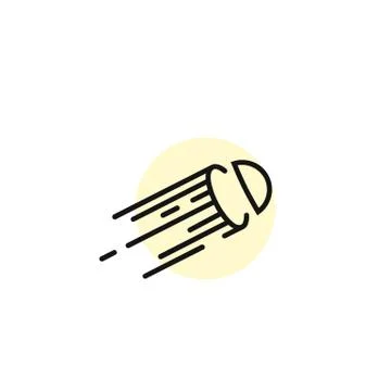 Simple forms of line art vector illustration. Stock Illustration