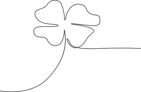 Simple four-leaf clover illustration Vector イラスト素材