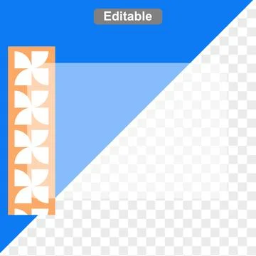 Simple frame for certificates and awards Stock Illustration