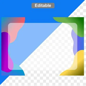 Simple frame for certificates and awards Stock Illustration