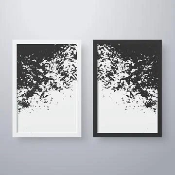 Simple frame with grunge texture style Stock-Illustration