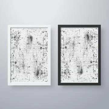 Simple frame with grunge texture style Stock-Illustration