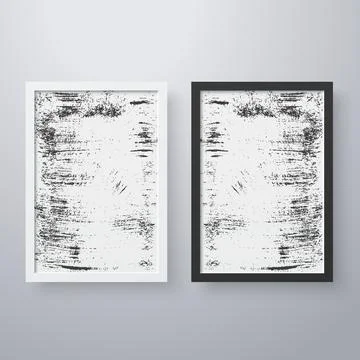 Simple frame with grunge texture style Stock-Illustration