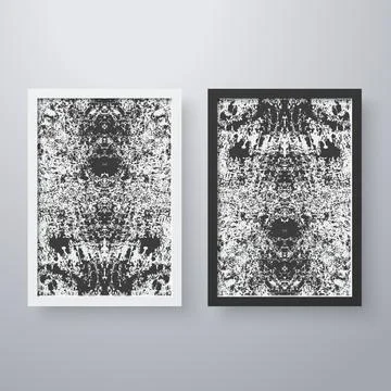 Simple frame with grunge texture style Stock-Illustration