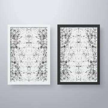 Simple frame with grunge texture style Stock-Illustration