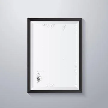 Simple frame with grunge texture style Stock Illustration