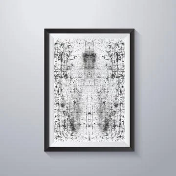 Simple frame with grunge texture style Stock-Illustration