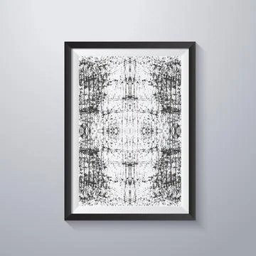 Simple frame with grunge texture style Stock-Illustration