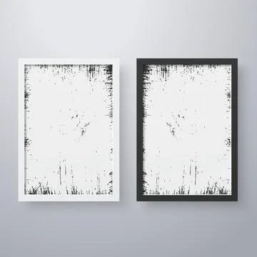 Simple frame with grunge texture style Stock-Illustration