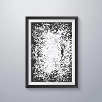 Simple frame with grunge texture style Stock-Illustration